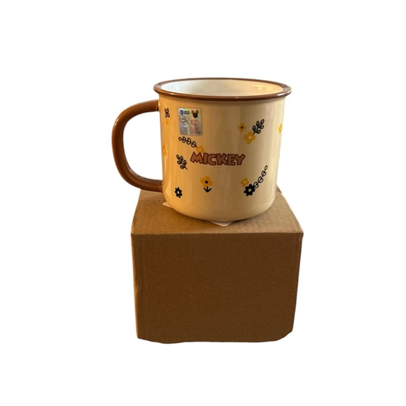 Disney Mickey Mouse Cream and Brown Mug - Picture 2 of 3